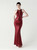 In Stock:Ship in 48 Hours Burgundy Mermaid Sequins Halter Party Dress