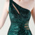 In Stock:Ship in 48 Hours Elegant Mermaid Sequins One Shoulder Beading Party Dress