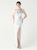 In Stock:Ship in 48 Hours Cute White Mermaid Sequins One Shoulder Beading Party Dress