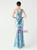 In Stock:Ship in 48 Hours Sky Blue Mermaid Sequins One Shoulder Beading Party Dress