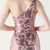 In Stock:Ship in 48 Hours Pink Mermaid Sequins One Shoulder Beading Party Dress