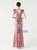In Stock:Ship in 48 Hours Stunning Pink Sequins Split Beading Party Dress