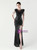 In Stock:Ship in 48 Hours Black Sequins Split Beading Party Dress