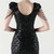 In Stock:Ship in 48 Hours Black Sequins Split Beading Party Dress