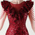 In Stock:Ship in 48 Hours Fancy Burgundy Sequins Split Beading Party Dress