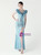 In Stock:Ship in 48 Hours Hot Sale Sky Blue Sequins Split Beading Party Dress