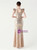 In Stock:Ship in 48 Hours New Gold Sequins Split Beading Party Dress