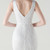 In Stock:Ship in 48 Hours White Tulle Sequins V-neck Party Dress