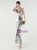 In Stock:Ship in 48 Hours Elegant Silver Sequins Straps Beading Party Dress