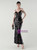 In Stock:Ship in 48 Hours Fashionable Black Sequins Straps Beading Party Dress