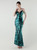 In Stock:Ship in 48 Hours Impressive Dark Green Sequins Straps Beading Party Dress