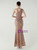 In Stock:Ship in 48 Hours Gold Sequins One Shoulder Split Beading Party Dress