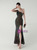In Stock:Ship in 48 Hours Black Sequins One Shoulder Split Beading Party Dress