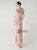 In Stock:Ship in 48 Hours High quality Pink Sequins One Shoulder Split Party Dress