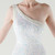 In Stock:Ship in 48 Hours White Sequins One Shoulder Split Party Dress