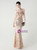 In Stock:Ship in 48 Hours New Gold Sequins Beading Party Dress