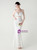 In Stock:Ship in 48 Hours White Straps Burgundy Sequins Beading Party Dress