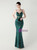 In Stock:Ship in 48 Hours Dark Green Straps Sequins Party Dress