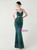 In Stock:Ship in 48 Hours Dark Green Straps Sequins Party Dress
