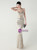 In Stock:Ship in 48 Hours Silver Straps Sequins Party Dress