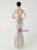 In Stock:Ship in 48 Hours Silver Straps Sequins Party Dress