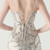 In Stock:Ship in 48 Hours Silver Straps Sequins Party Dress