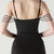 In Stock:Ship in 48 Hours Elegance Black Straps Split Beading Party Dress