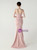 In Stock:Ship in 48 Hours Pink Straps Split Beading Party Dress