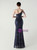 In Stock:Ship in 48 Hours Pretty Navy Blue One Shoulder Sequins Party Dress