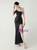In Stock:Ship in 48 Hours Elegant Black One Shoulder Sequins Party Dress