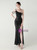 In Stock:Ship in 48 Hours Elegant Black One Shoulder Sequins Party Dress