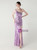 In Stock:Ship in 48 Hours Purple One Shoulder Sequins Party Dress