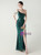 In Stock:Ship in 48 Hours Simple Green One Shoulder Sequins Party Dress
