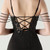 In Stock:Ship in 48 Hours Black Mermaid Appliques Party Dress