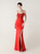 In Stock:Ship in 48 Hours Red Mermaid Appliques Party Dress