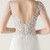 In Stock:Ship in 48 Hours White V-neck Lace Beading Party Dress