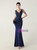 In Stock:Ship in 48 Hours Modern Navy Blue V-neck Lace Beading Party Dress