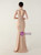 In Stock:Ship in 48 Hours Apricot V-neck Lace Party Dress