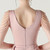 In Stock:Ship in 48 Hours Casual Pink V-neck Appliques Party Dress