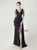In Stock:Ship in 48 Hours Impressive Black V-neck Appliques Party Dress