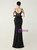In Stock:Ship in 48 Hours Black Straps Sequins Beading Party Dress
