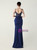In Stock:Ship in 48 Hours Navy Blue Straps Sequins Beading Party Dress