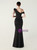 In Stock:Ship in 48 Hours High quality Black One Shoulder Beading Party Dress