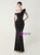 In Stock:Ship in 48 Hours High quality Black One Shoulder Beading Party Dress