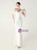 In Stock:Ship in 48 Hours New White One Shoulder Beading Party Dress