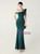 In Stock:Ship in 48 Hours Best Green One Shoulder Beading Party Dress