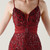 In Stock:Ship in 48 Hours Simple Burgundy Mermaid Sequins Beading Party Dress