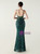 In Stock:Ship in 48 Hours Simple Green Mermaid Sequins Beading Party Dress