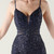 In Stock:Ship in 48 Hours Unique Navy Blue Mermaid Sequins Beading Party Dress