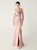 In Stock:Ship in 48 Hours Pink Mermaid Straps Sequins Party Dress